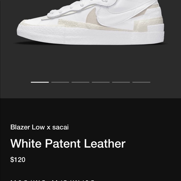 Never worn, new nike low blazers. woman’s 8.5, mens 6 - Picture 6 of 6